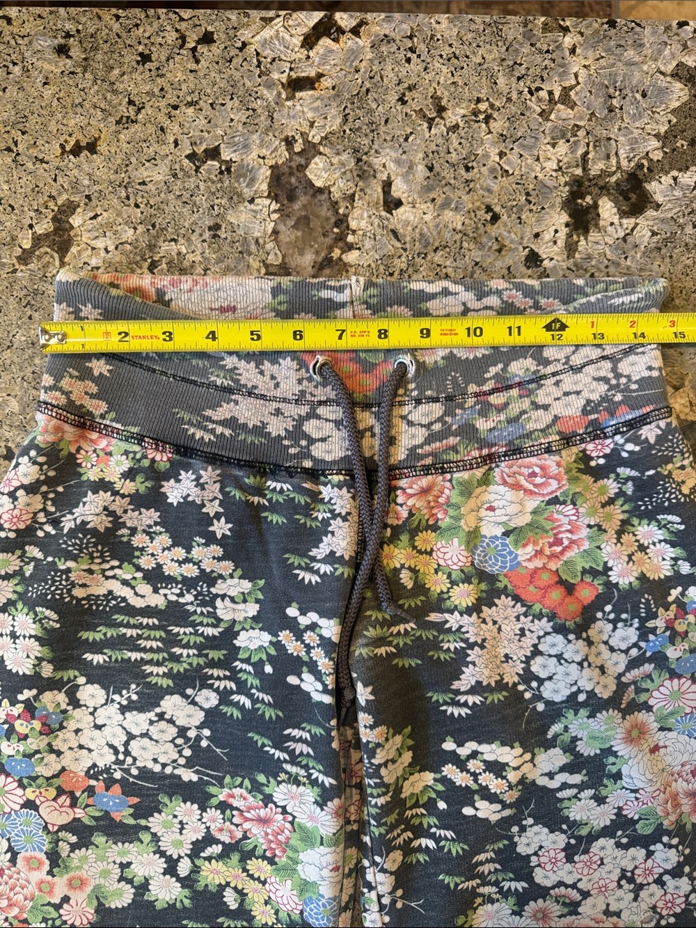 Lucky Brand Gray Floral Wide-Leg Pants Y2K XXS - Picture 10 of 13
